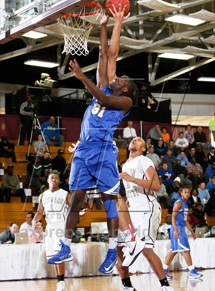 Thumbnail 2 in Neumann-Goretti vs. Orlando Christian Prep (Spalding Hoophall Classic) photogallery.