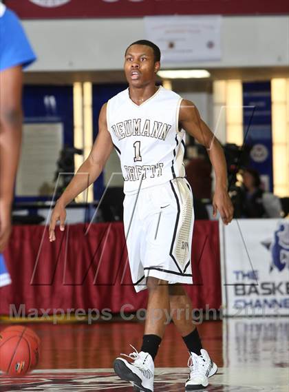 Thumbnail 2 in Neumann-Goretti vs. Orlando Christian Prep (Spalding Hoophall Classic) photogallery.