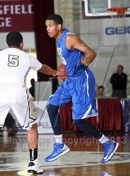 Thumbnail 3 in Neumann-Goretti vs. Orlando Christian Prep (Spalding Hoophall Classic) photogallery.