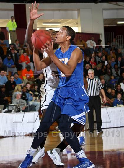 Thumbnail 2 in Neumann-Goretti vs. Orlando Christian Prep (Spalding Hoophall Classic) photogallery.
