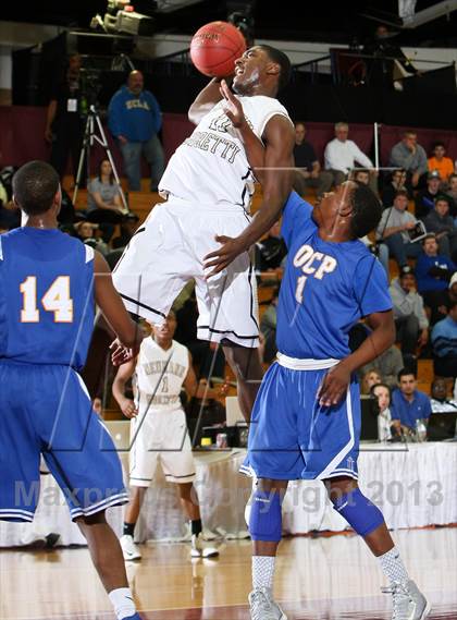 Thumbnail 3 in Neumann-Goretti vs. Orlando Christian Prep (Spalding Hoophall Classic) photogallery.