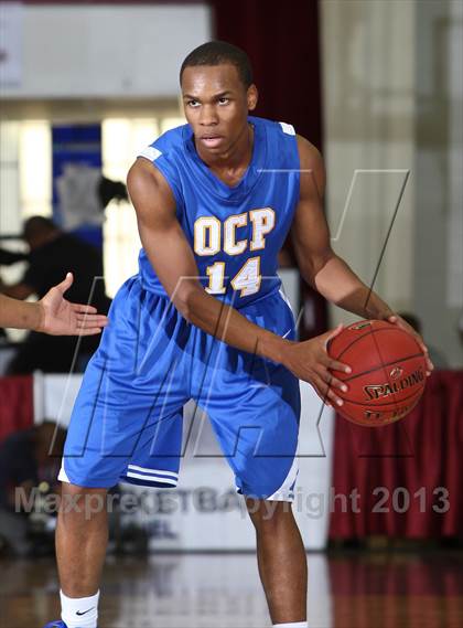 Thumbnail 1 in Neumann-Goretti vs. Orlando Christian Prep (Spalding Hoophall Classic) photogallery.