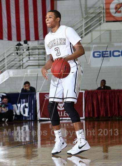 Thumbnail 1 in Neumann-Goretti vs. Orlando Christian Prep (Spalding Hoophall Classic) photogallery.