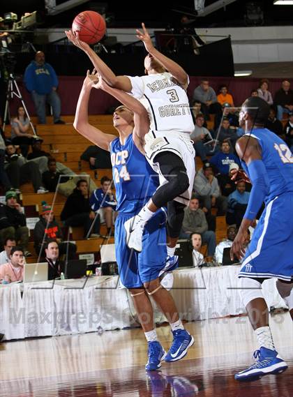 Thumbnail 2 in Neumann-Goretti vs. Orlando Christian Prep (Spalding Hoophall Classic) photogallery.