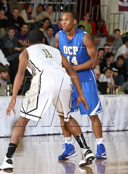 Thumbnail 1 in Neumann-Goretti vs. Orlando Christian Prep (Spalding Hoophall Classic) photogallery.