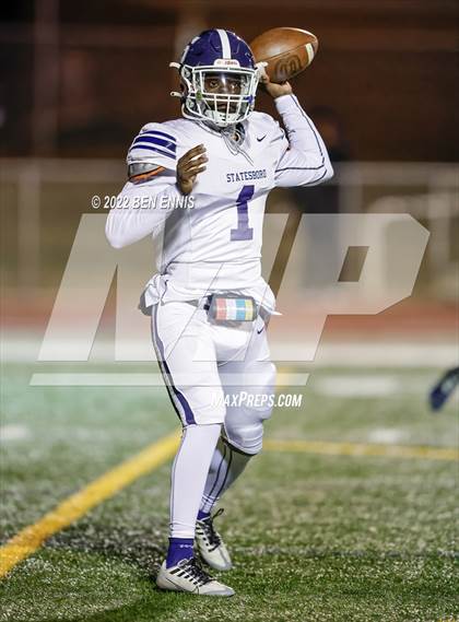 Thumbnail 2 in Statesboro vs Dutchtown (GHSA 5A First Round Playoff) photogallery.