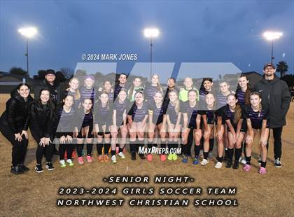 Thumbnail 3 in Fountain Hills @ Northwest Christian (Senior Night) photogallery.