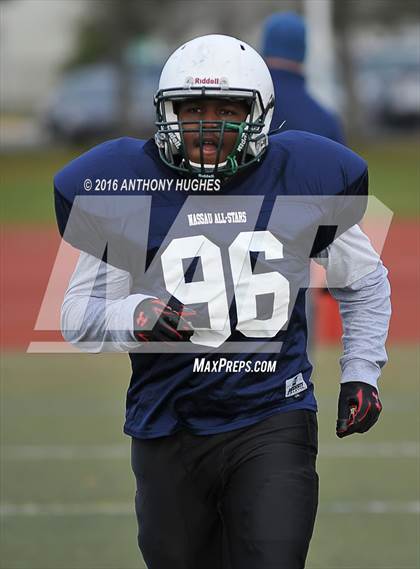 Thumbnail 1 in Nassau County Senior Game (Conference I&IV vs Conference II&III) photogallery.