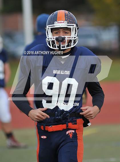Thumbnail 2 in Nassau County Senior Game (Conference I&IV vs Conference II&III) photogallery.