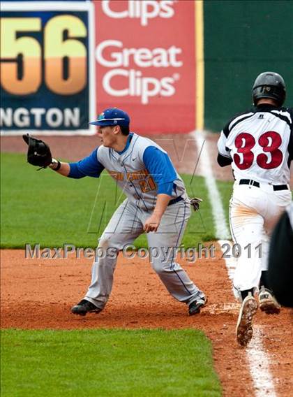 Thumbnail 2 in Newport Central Catholic vs. Reidland (All A Classic Whitaker Bank Field) photogallery.