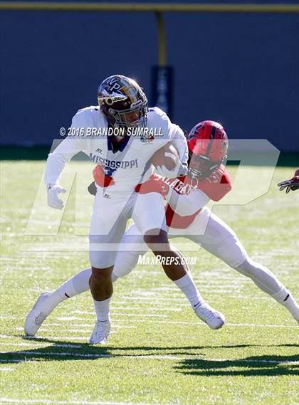 Thumbnail 2 in Alabama vs Mississippi All-Star Game (Cramton Bowl) photogallery.