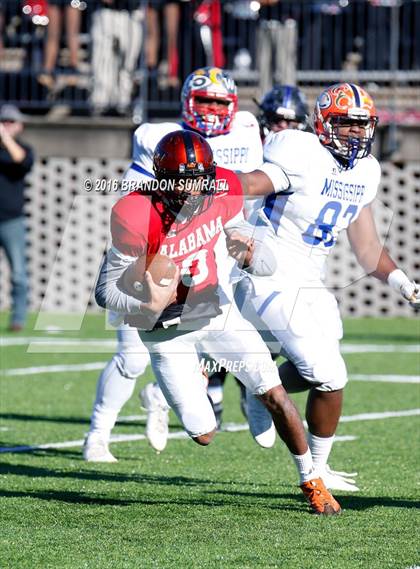 Thumbnail 1 in Alabama vs Mississippi All-Star Game (Cramton Bowl) photogallery.
