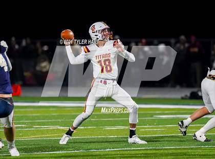 Thumbnail 1 in Gibson Southern @ Tri-West Hendricks (IHSAA 3A  Semifinal) photogallery.
