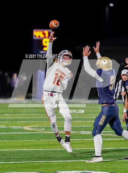 Thumbnail 1 in Gibson Southern @ Tri-West Hendricks (IHSAA 3A  Semifinal) photogallery.