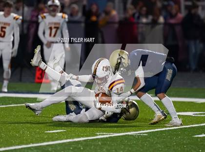 Thumbnail 2 in Gibson Southern @ Tri-West Hendricks (IHSAA 3A  Semifinal) photogallery.