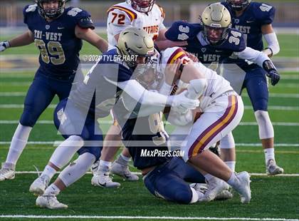 Thumbnail 1 in Gibson Southern @ Tri-West Hendricks (IHSAA 3A  Semifinal) photogallery.