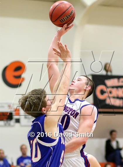 Thumbnail 2 in St. Paul Lutheran vs. Lexington (I-70 vs. MRVC East Challenge Tournament) photogallery.