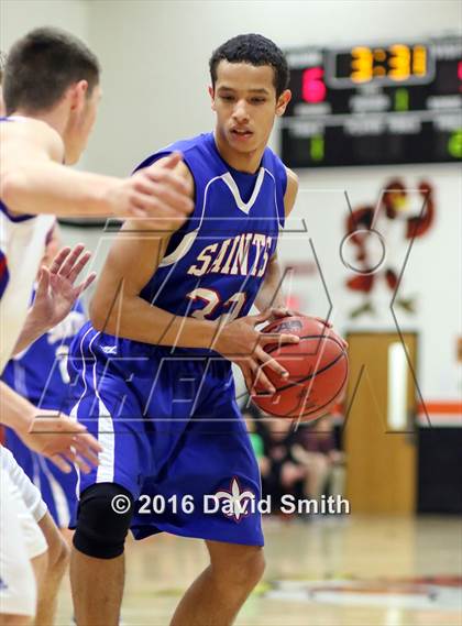 Thumbnail 3 in St. Paul Lutheran vs. Lexington (I-70 vs. MRVC East Challenge Tournament) photogallery.