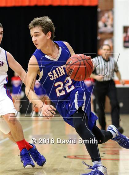 Thumbnail 3 in St. Paul Lutheran vs. Lexington (I-70 vs. MRVC East Challenge Tournament) photogallery.