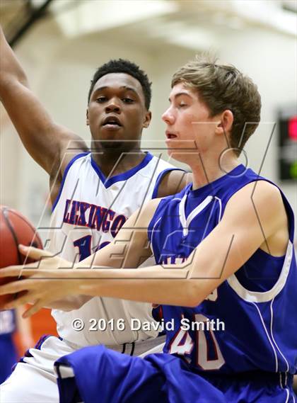 Thumbnail 3 in St. Paul Lutheran vs. Lexington (I-70 vs. MRVC East Challenge Tournament) photogallery.