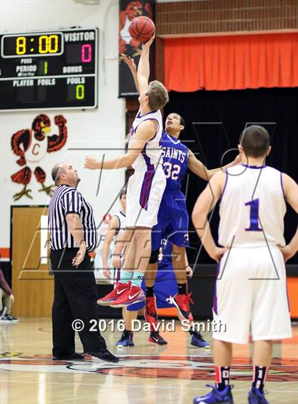 Thumbnail 1 in St. Paul Lutheran vs. Lexington (I-70 vs. MRVC East Challenge Tournament) photogallery.