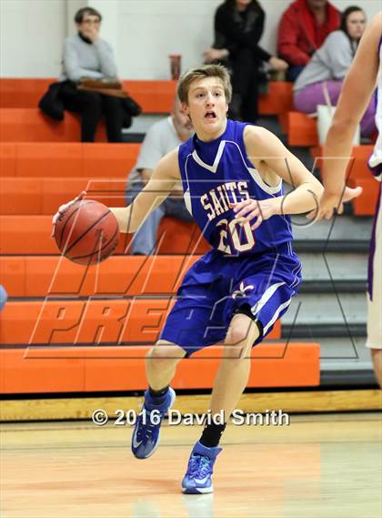 Thumbnail 1 in St. Paul Lutheran vs. Lexington (I-70 vs. MRVC East Challenge Tournament) photogallery.