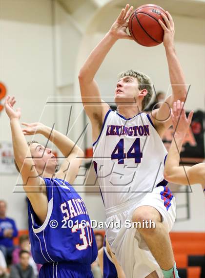Thumbnail 2 in St. Paul Lutheran vs. Lexington (I-70 vs. MRVC East Challenge Tournament) photogallery.