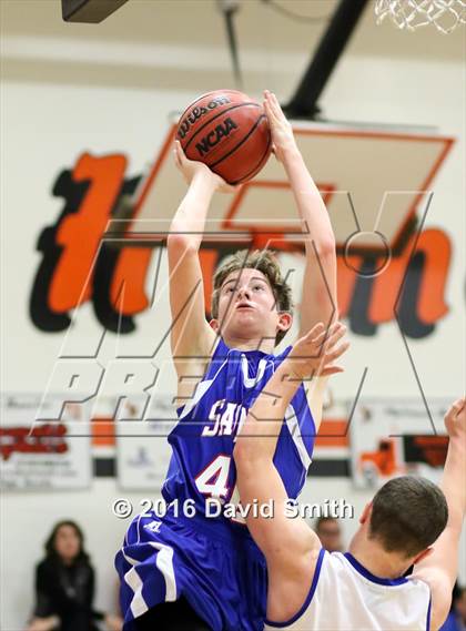 Thumbnail 3 in St. Paul Lutheran vs. Lexington (I-70 vs. MRVC East Challenge Tournament) photogallery.