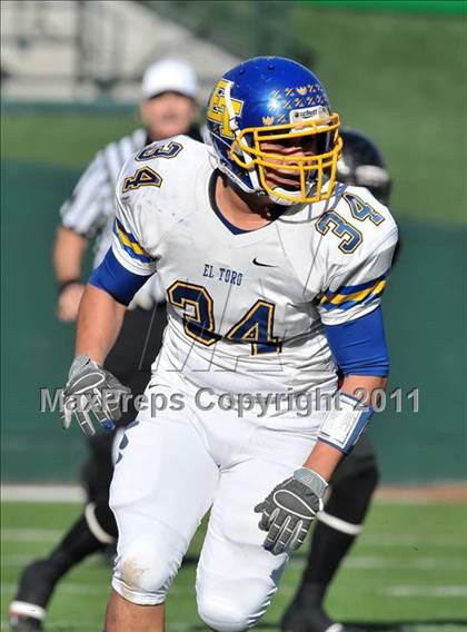 Thumbnail 3 in El Toro vs. Tustin (CIF SS Southwest Division Final)  photogallery.