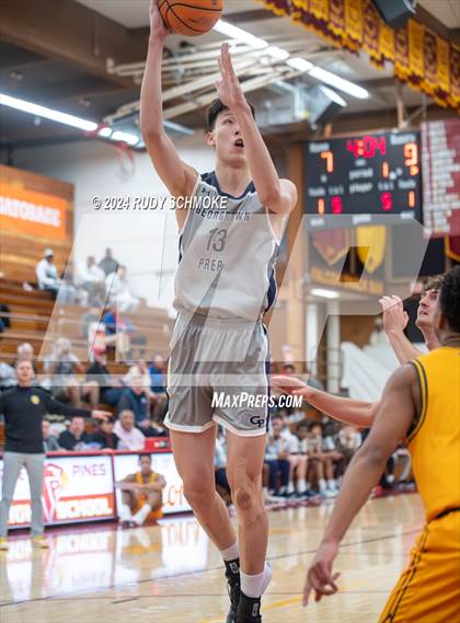 Thumbnail 1 in Georgetown Prep vs. St. Xavier (Torrey Pines Holiday Classic) photogallery.