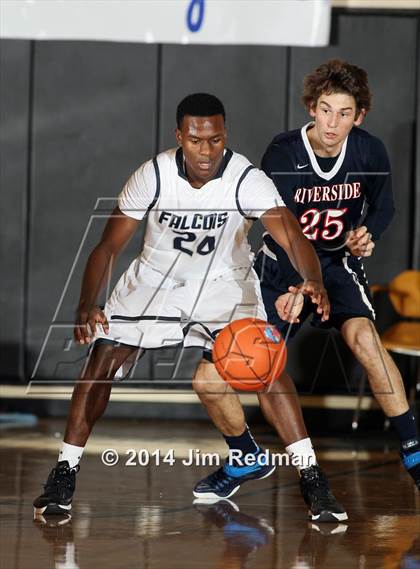 Thumbnail 2 in Florida Air Academy vs. Riverside (City of Palms Classic) photogallery.