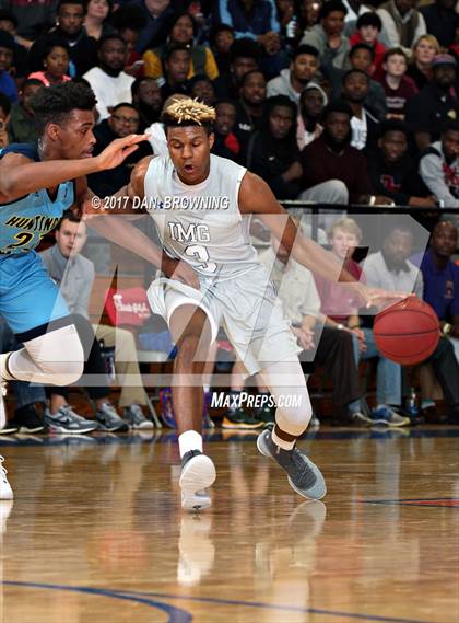 Thumbnail 2 in Huntington St. Joseph Prep vs  IMG Academy (Chick-fil-a Classic) photogallery.