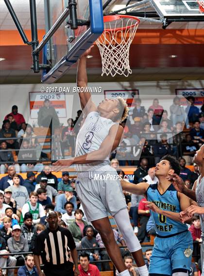 Thumbnail 1 in Huntington St. Joseph Prep vs  IMG Academy (Chick-fil-a Classic) photogallery.