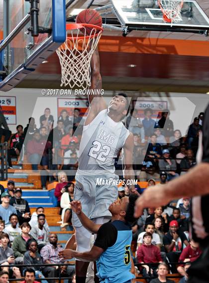 Thumbnail 3 in Huntington St. Joseph Prep vs  IMG Academy (Chick-fil-a Classic) photogallery.