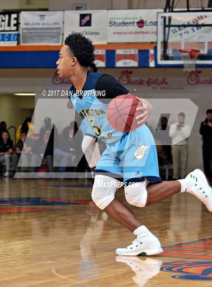 Thumbnail 1 in Huntington St. Joseph Prep vs  IMG Academy (Chick-fil-a Classic) photogallery.