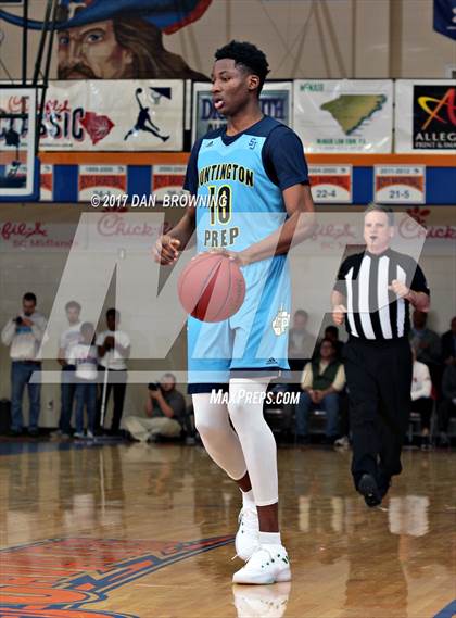 Thumbnail 3 in Huntington St. Joseph Prep vs  IMG Academy (Chick-fil-a Classic) photogallery.