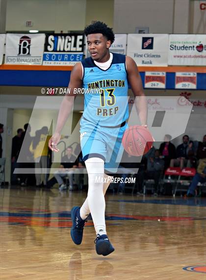 Thumbnail 2 in Huntington St. Joseph Prep vs  IMG Academy (Chick-fil-a Classic) photogallery.