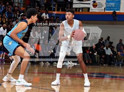 Thumbnail 3 in Huntington St. Joseph Prep vs  IMG Academy (Chick-fil-a Classic) photogallery.