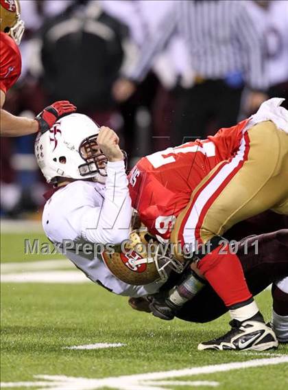 Thumbnail 2 in St. Joseph's Collegiate Institute vs. St. Francis (MMAA Finals) photogallery.