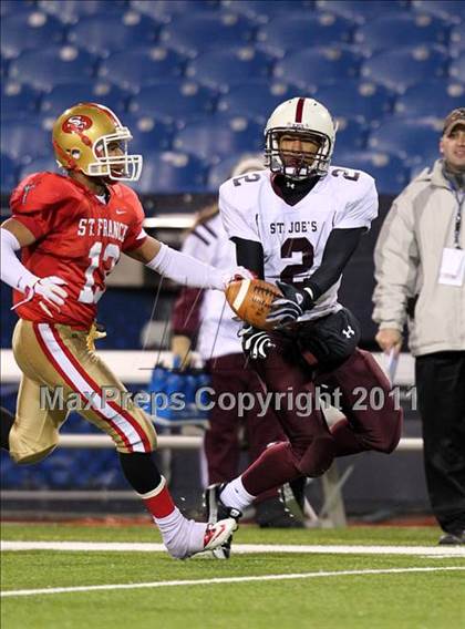 Thumbnail 1 in St. Joseph's Collegiate Institute vs. St. Francis (MMAA Finals) photogallery.