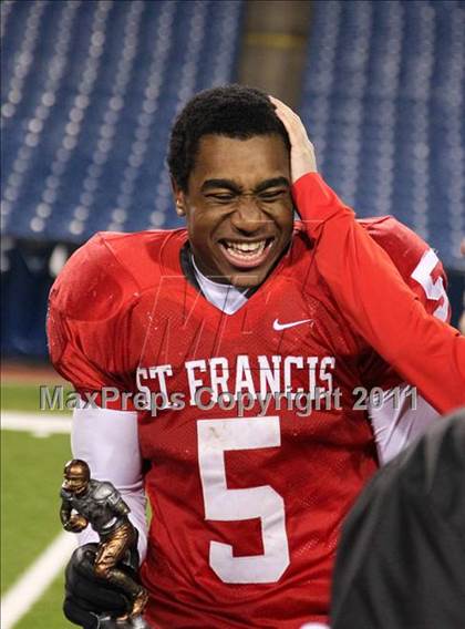 Thumbnail 2 in St. Joseph's Collegiate Institute vs. St. Francis (MMAA Finals) photogallery.