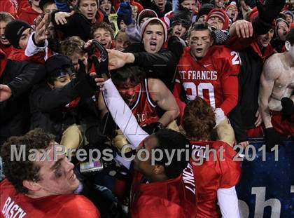 Thumbnail 2 in St. Joseph's Collegiate Institute vs. St. Francis (MMAA Finals) photogallery.