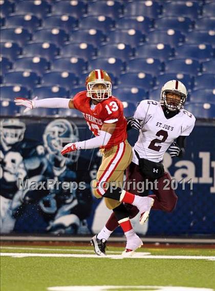 Thumbnail 1 in St. Joseph's Collegiate Institute vs. St. Francis (MMAA Finals) photogallery.