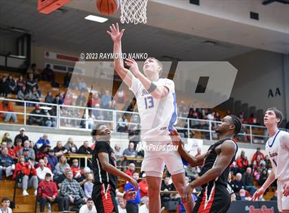 Thumbnail 2 in Ft Wayne Blackhawk Christian v 21st Century Gary (IHSAA 2A Semifinal) photogallery.