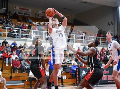 Thumbnail 1 in Ft Wayne Blackhawk Christian v 21st Century Gary (IHSAA 2A Semifinal) photogallery.