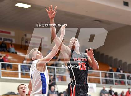 Thumbnail 3 in Ft Wayne Blackhawk Christian v 21st Century Gary (IHSAA 2A Semifinal) photogallery.