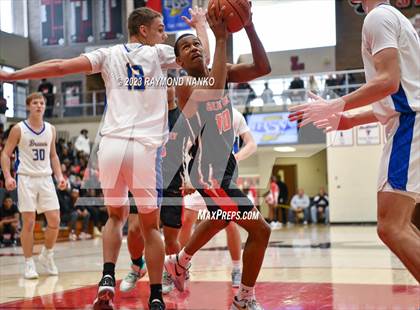 Thumbnail 2 in Ft Wayne Blackhawk Christian v 21st Century Gary (IHSAA 2A Semifinal) photogallery.