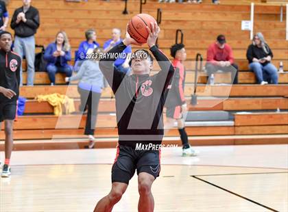 Thumbnail 3 in Ft Wayne Blackhawk Christian v 21st Century Gary (IHSAA 2A Semifinal) photogallery.