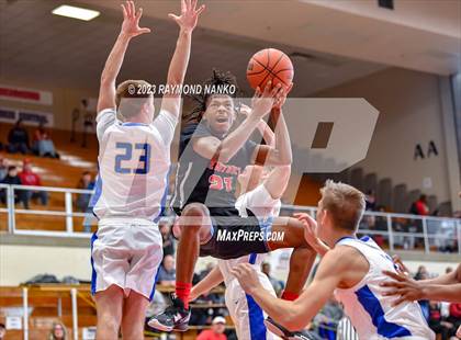 Thumbnail 3 in Ft Wayne Blackhawk Christian v 21st Century Gary (IHSAA 2A Semifinal) photogallery.