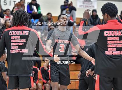 Thumbnail 2 in Ft Wayne Blackhawk Christian v 21st Century Gary (IHSAA 2A Semifinal) photogallery.
